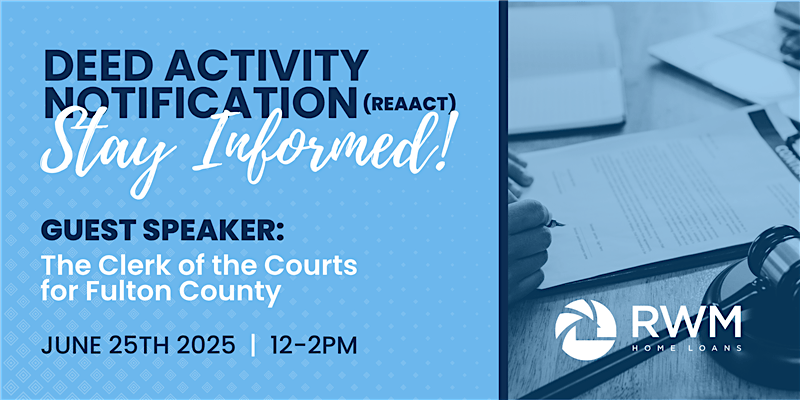Deed Activity Notification: Stay Informed! | Event in Atlanta | AllEvents