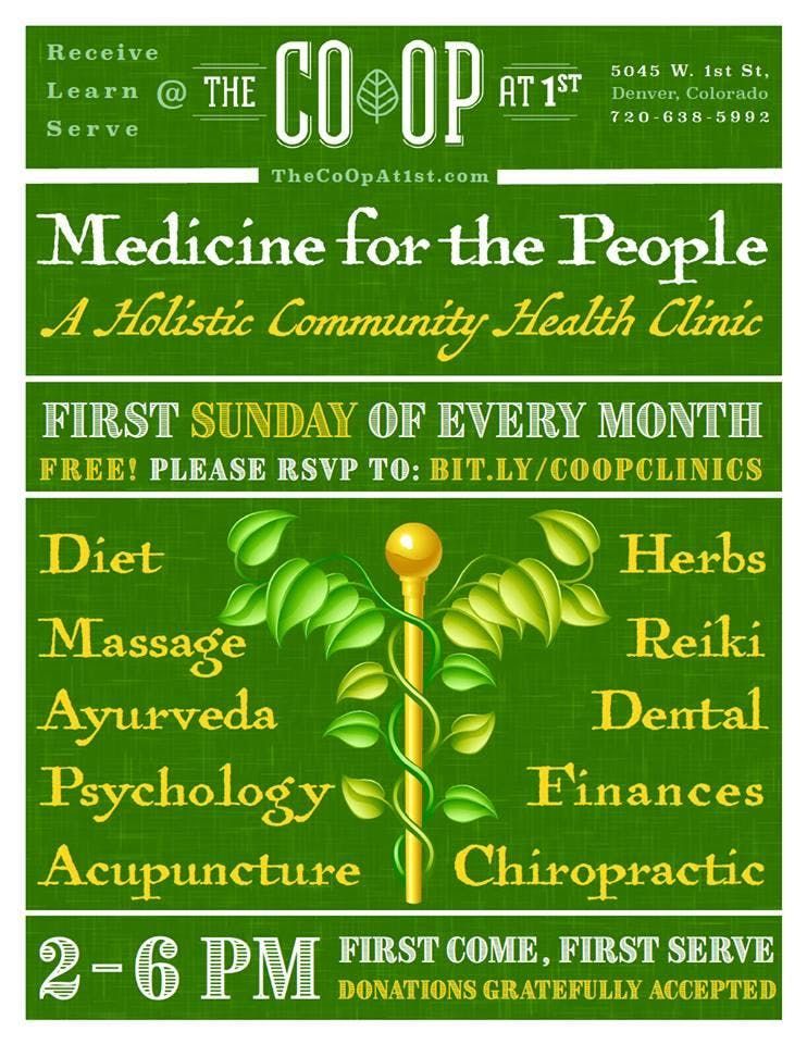Medicine For The People Holistic Health Clinic At The Co Op At