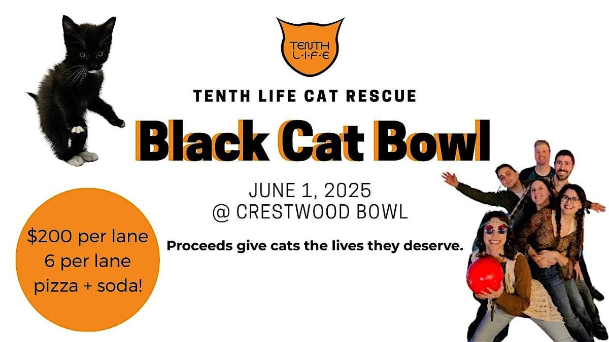 Black Cat Bowling - A Bowling Fundraiser for Tenth Life Cat Rescue, 1 June | Event in St. Louis | AllEvents