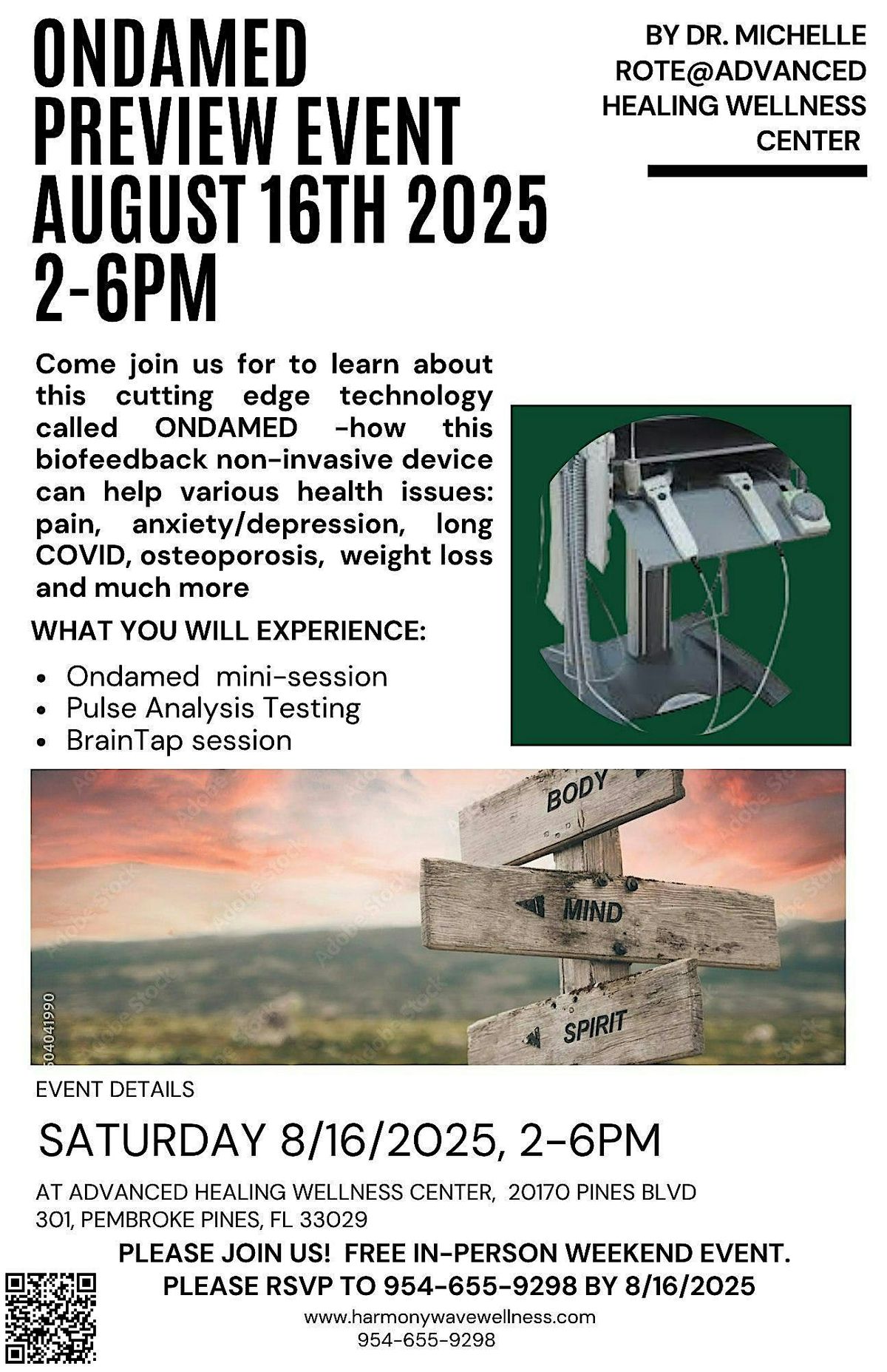 ONDAMED Preview Event, 16 August | Event in Pembroke Pines | AllEvents
