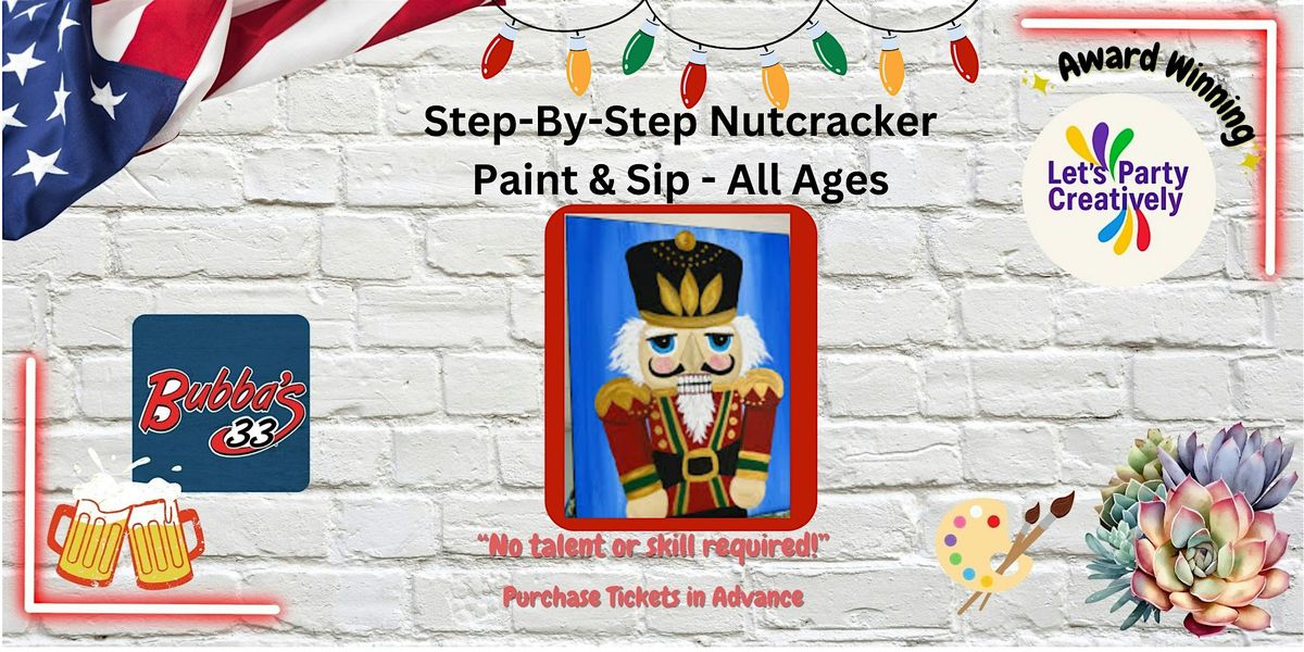 Step-by-Step Nutcracker Paint & Sip Party, 23 November | Event in Roanoke | AllEvents