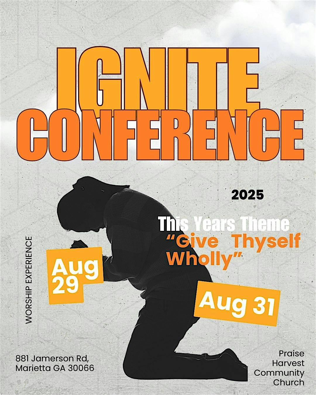 Ignite Conference 2025: “Give Thyself Wholly” | Young Adults Conference, 29 August | Event in Marietta