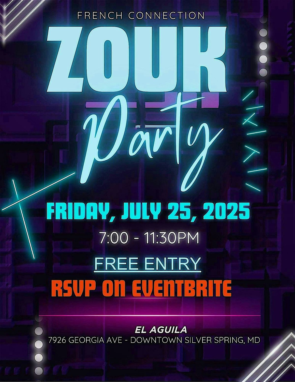 Zouk Dance Party - Fête de la FRANCOPHONIE, 25 July | Event in Silver Spring | AllEvents