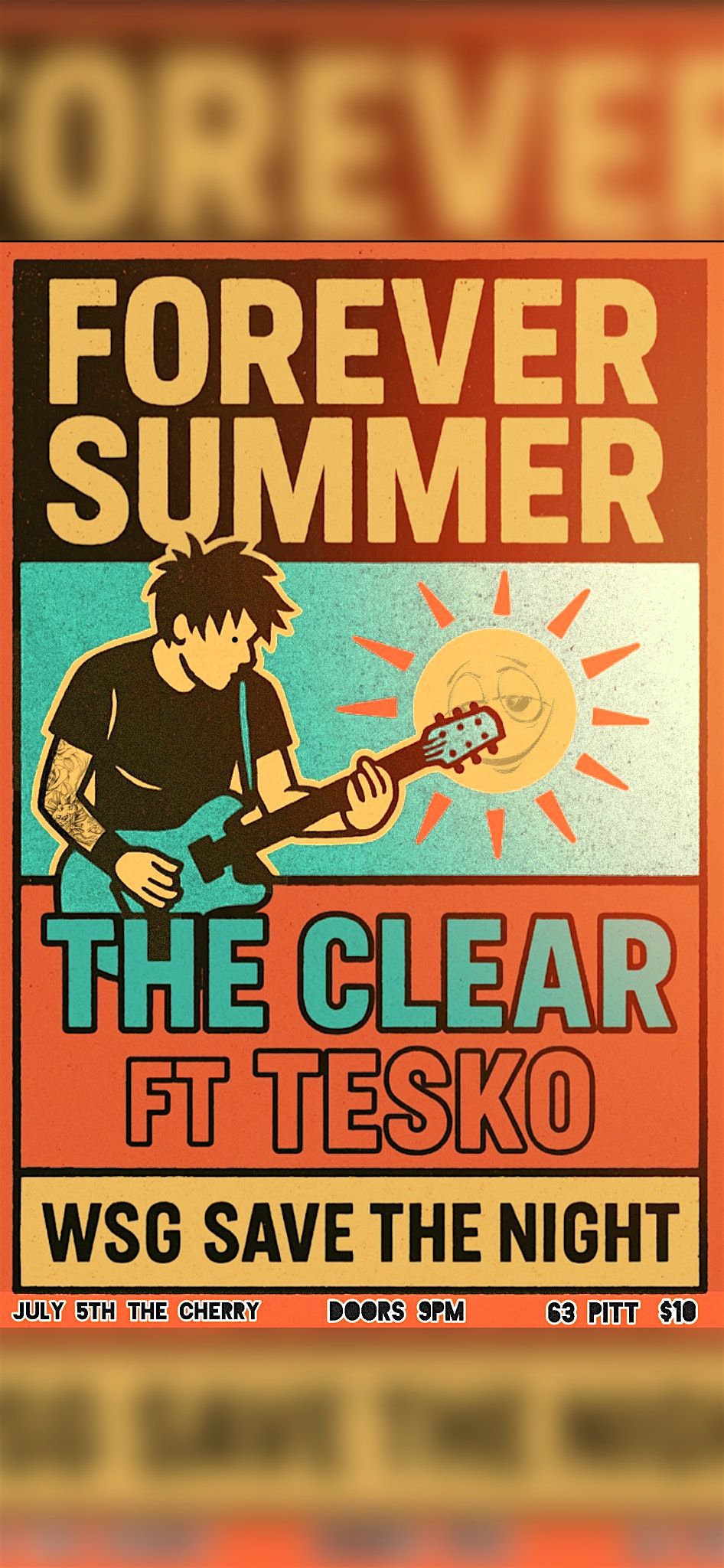 Forever Summer Show - The Clear ft Tesko wsg Save The Night, 5 July | Event in Windsor | AllEvents