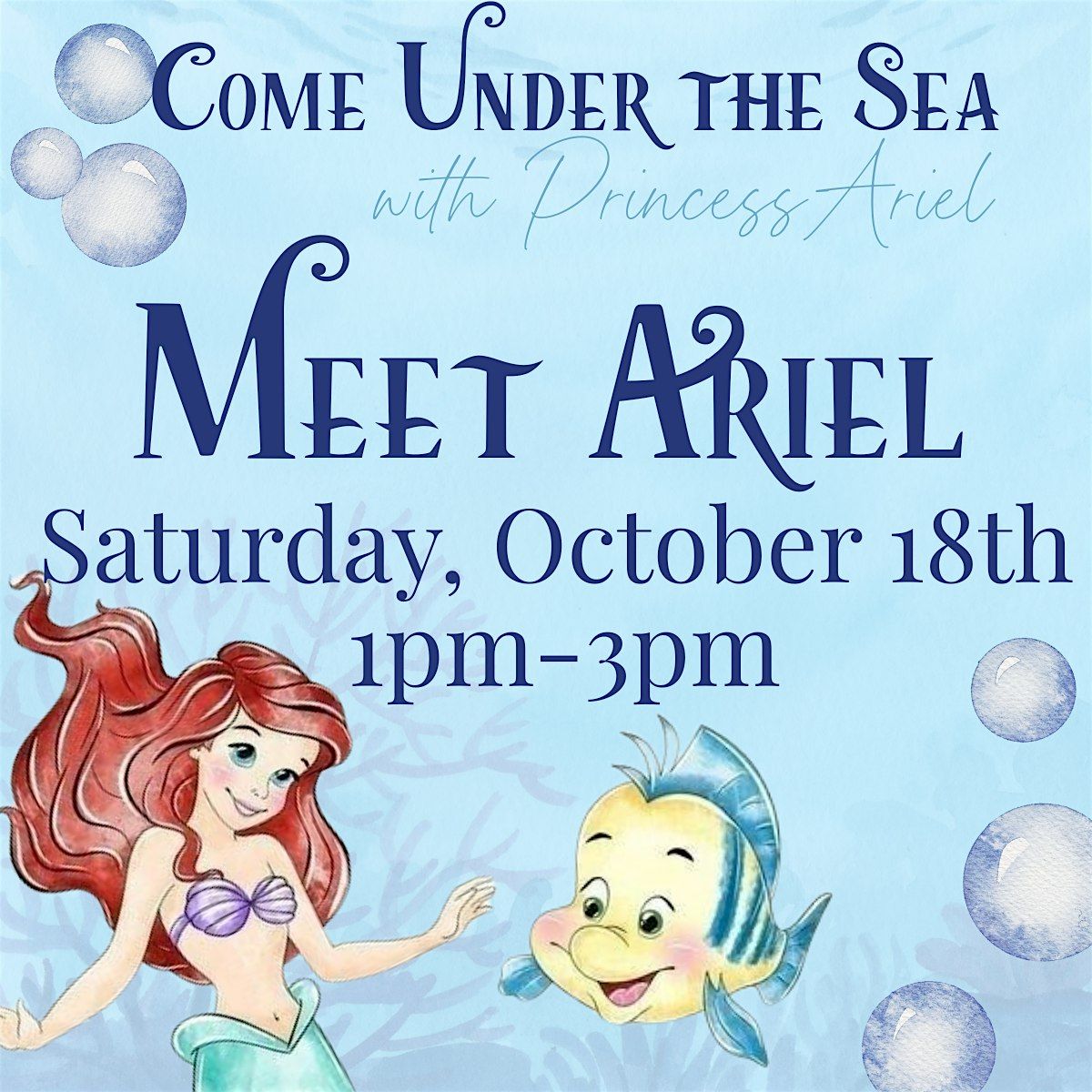 Come Under the Sea with Ariel, 18 October | Event in Waldorf | AllEvents