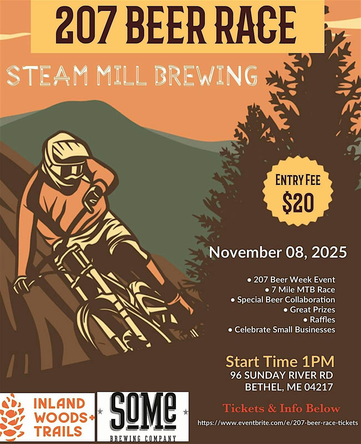 Peace Beer Racing 207 BEER RACE, 96 Sunday River Rd, Bethel, 8 November 2025 | AllEvents