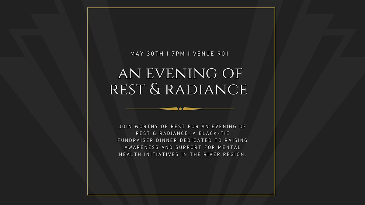 An Evening of Rest & Radiance Fundraiser Dinner, 30 May | Event in Montgomery | AllEvents