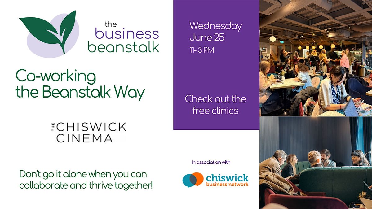Co-working the Business Beanstalk Way - June, 25 June | Event in London | AllEvents