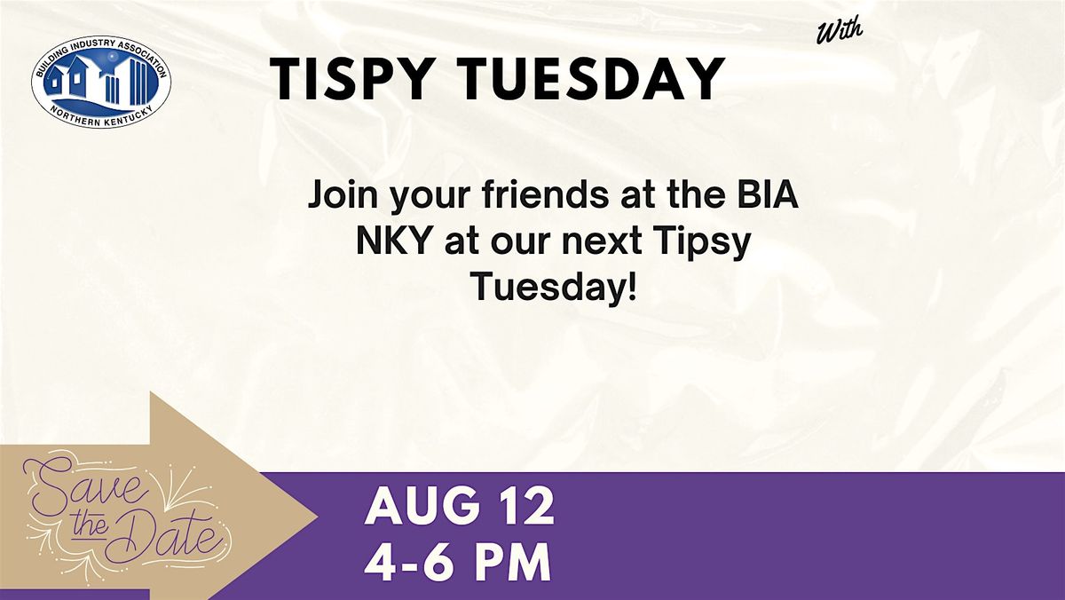 Tipsy Tuesday, 12 August | AllEvents