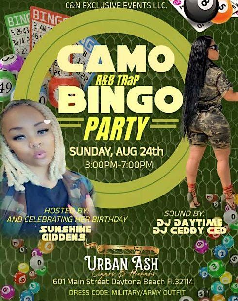 Camo and Bingo, 24 August | Event in Daytona Beach | AllEvents