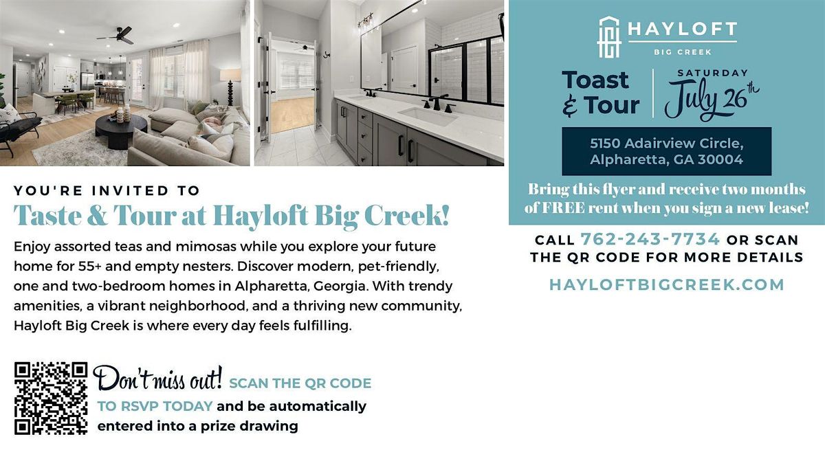 Hayloft Big Creek- Taste & Tour, 26 July | Event in Alpharetta | AllEvents