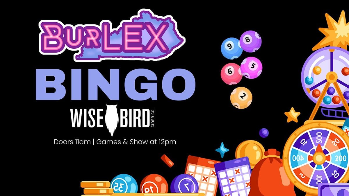BurLEX Bingo at Wise Bird Cider Co., 10 August | Event in Lexington | AllEvents