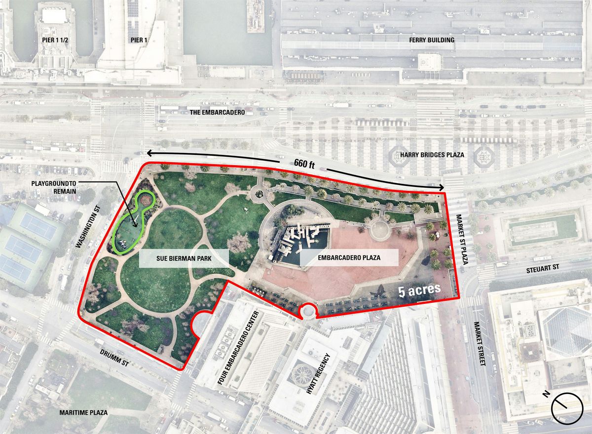 Embarcadero Plaza & Sue Bierman Park Renovation Project Community Meeting 2, 8 July | Event in San Francisco