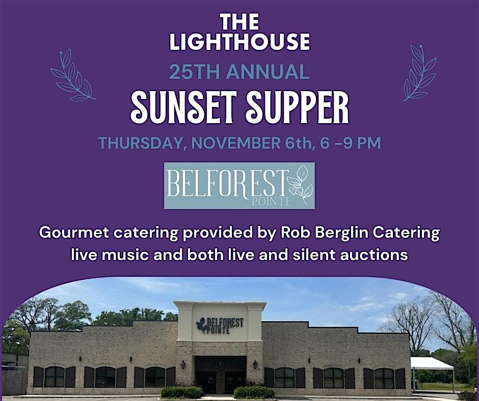 The Lighthouse's 25th Annual Sunset Supper, 6 November | Event in Daphne | AllEvents