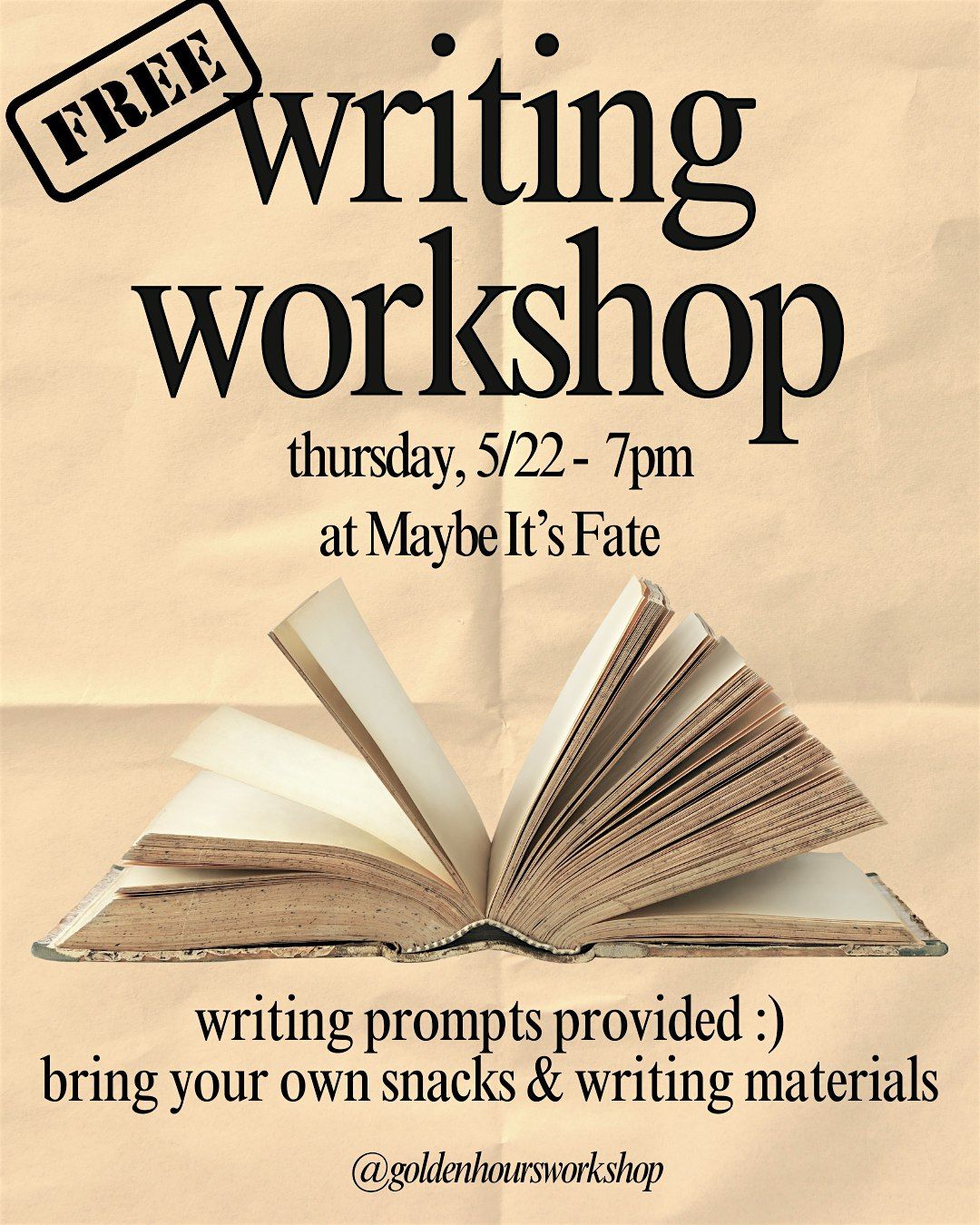 Free Generative Writing Workshop | Event in Louisville | AllEvents
