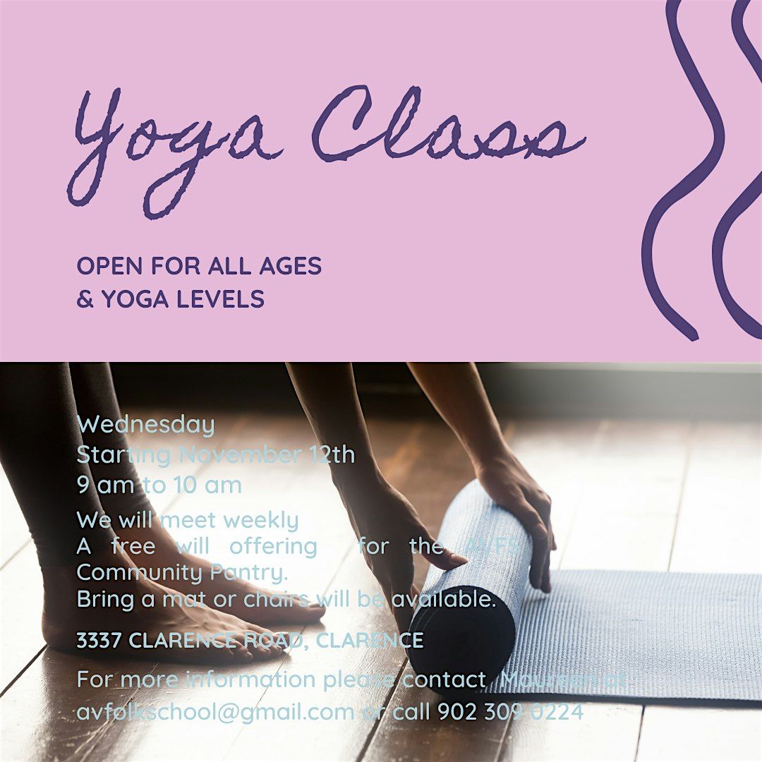 Barter Based Session: Wednesday Yoga | Event in Lawrencetown | AllEvents