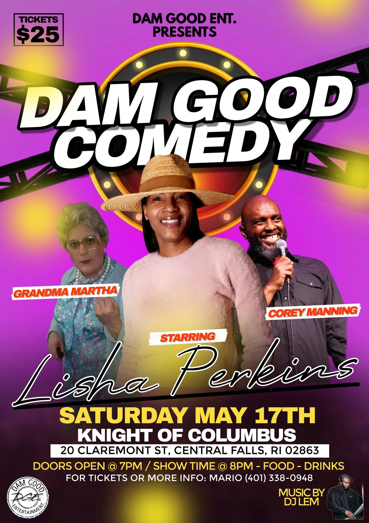 Dam Good Comedy | Event in Central Falls | AllEvents