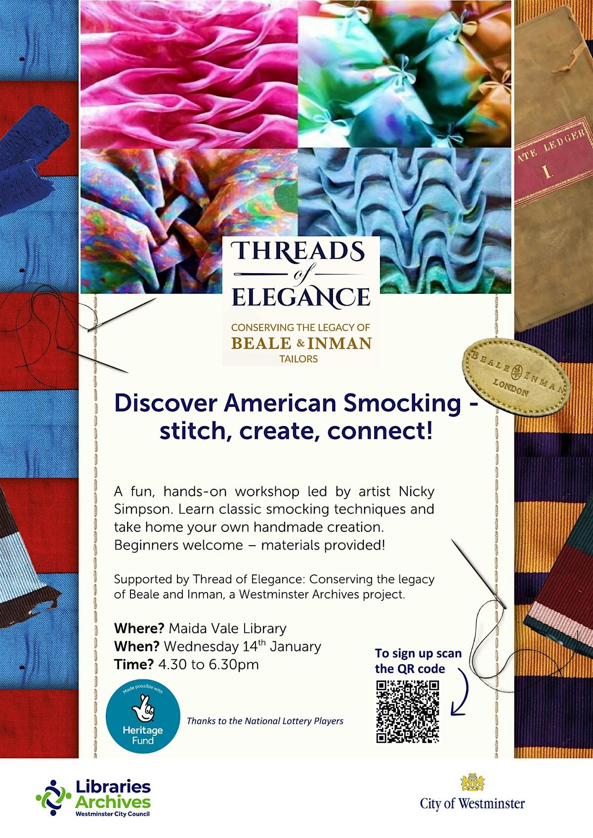 Threads of Elegance, 14 January | Event in London | AllEvents