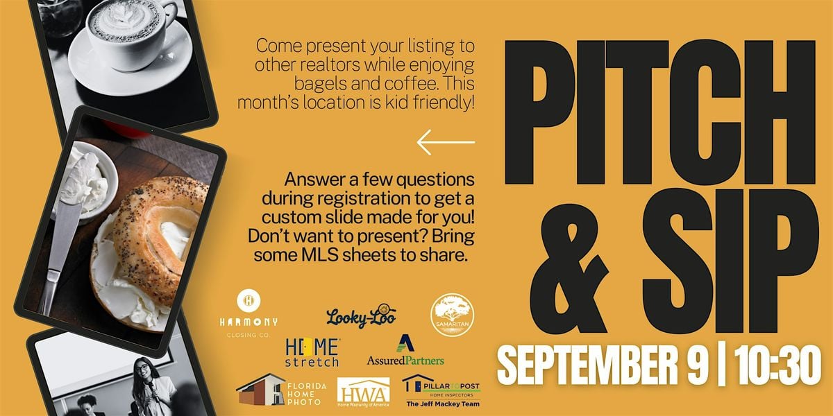 September Pitch & Sip, 9 September | Event in Orlando | AllEvents