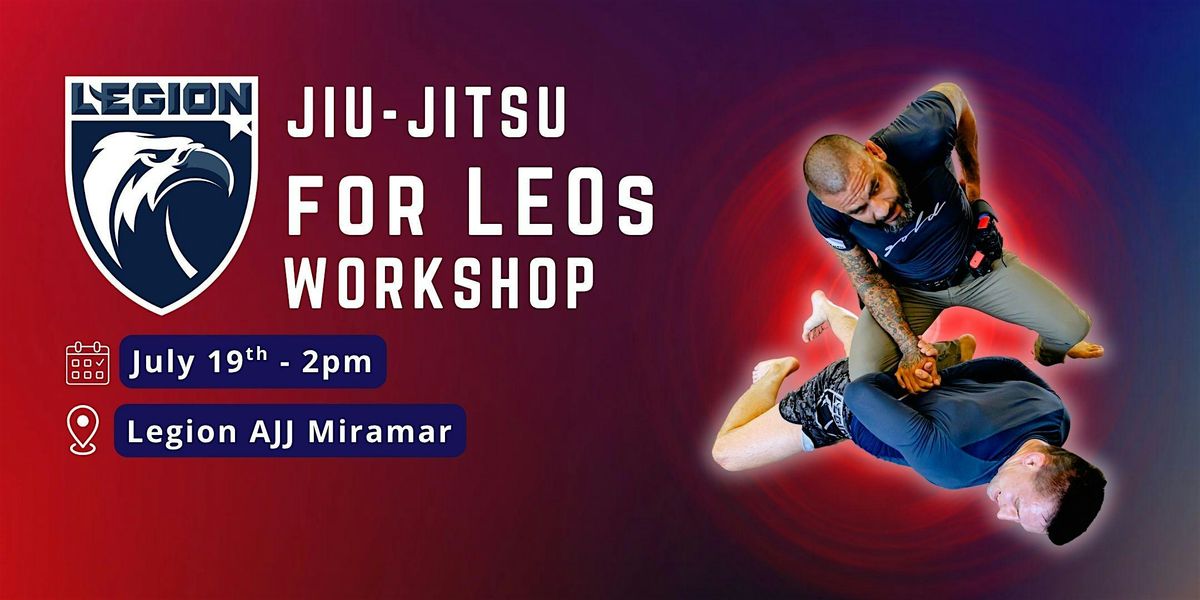 Jiu-Jitsu For LEOs Workshop, 19 July | Event in San Diego | AllEvents