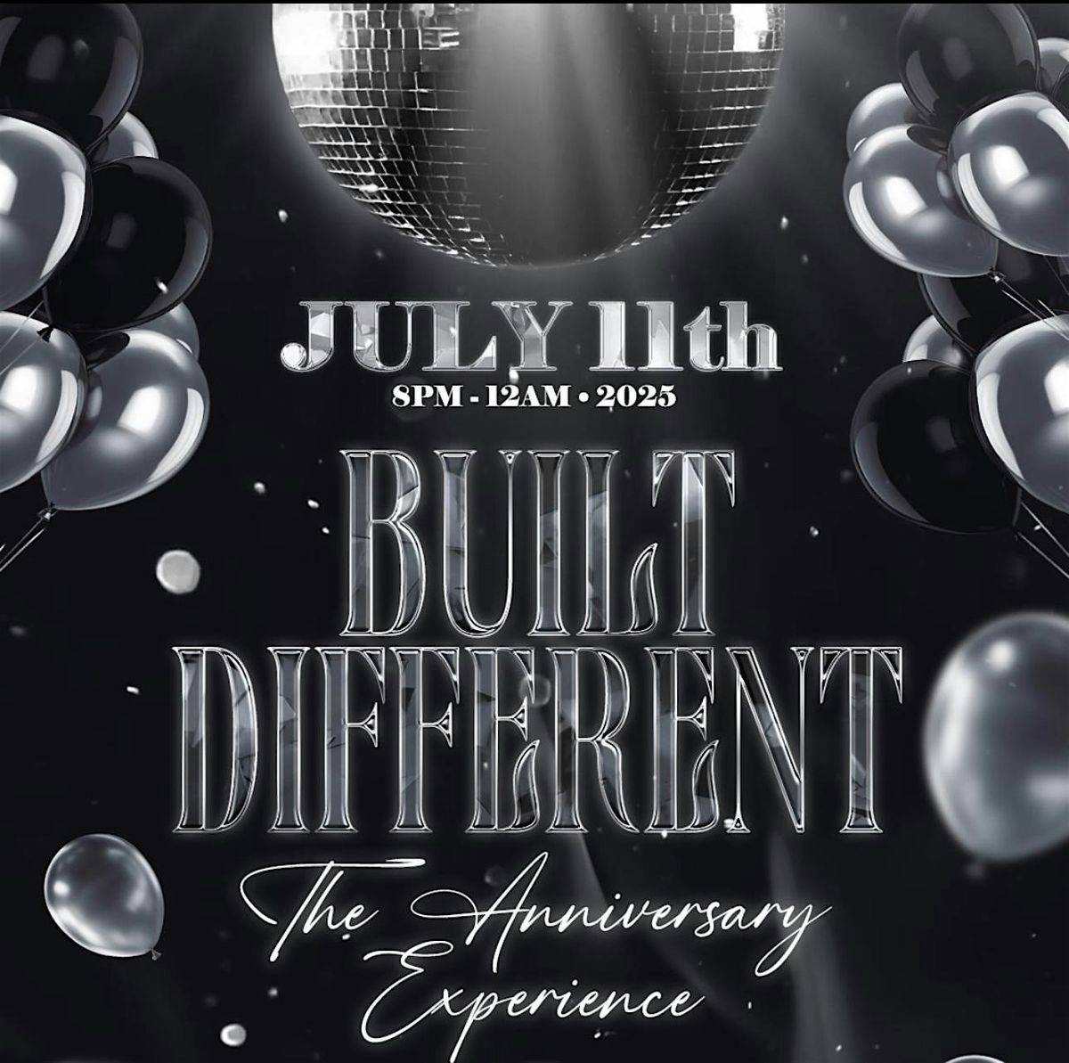 BUILT DIFFERENT: Luxe Anniversary Experience, 11 July | Event in Union | AllEvents