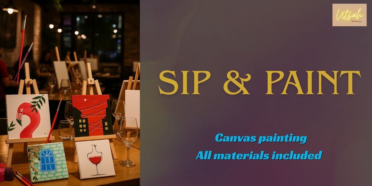 Sip & Paint - Canvas painting, 2 August | Event in Mumbai | AllEvents