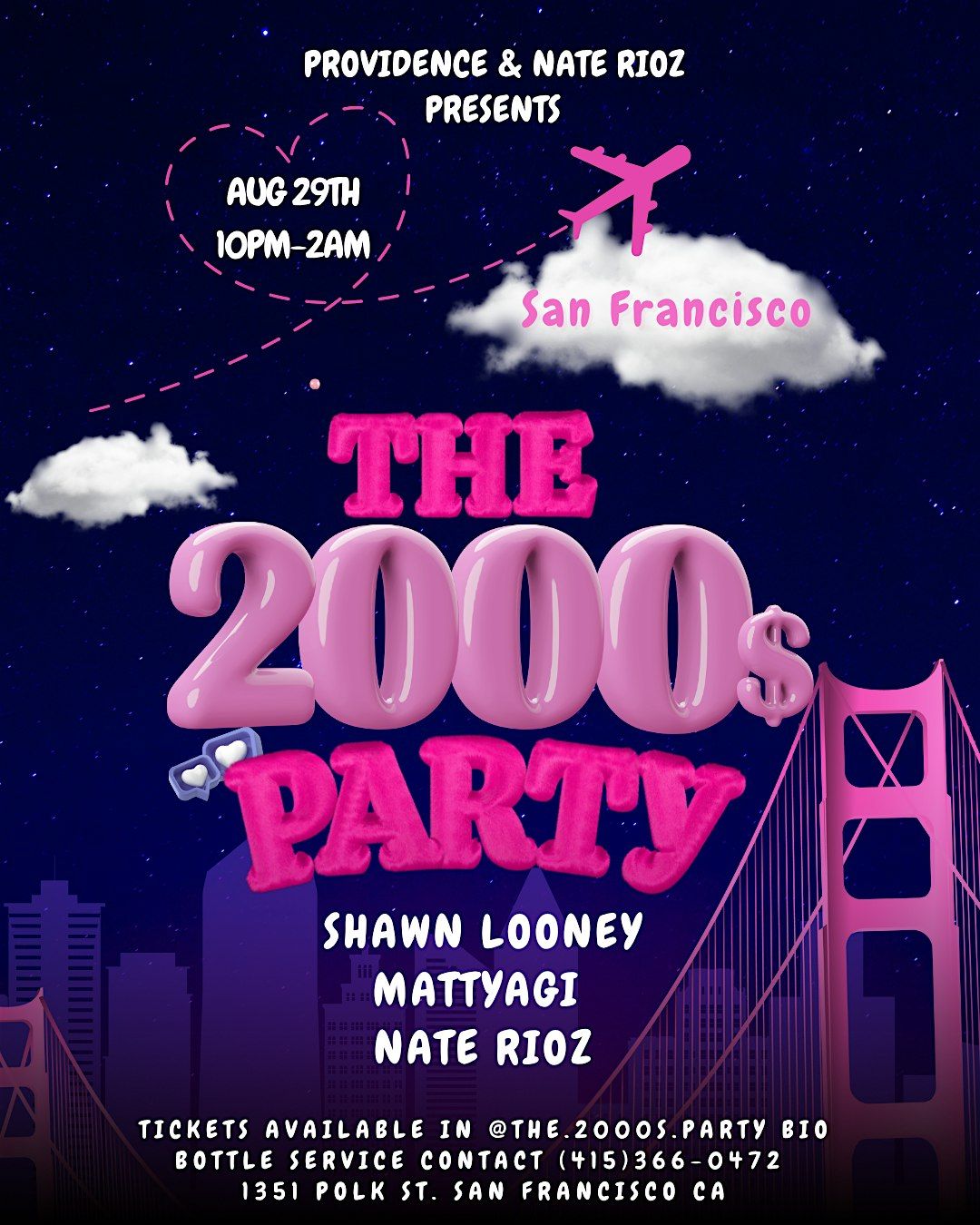 THE 2000’s Party 8.29, 29 August | Event in San Francisco | AllEvents