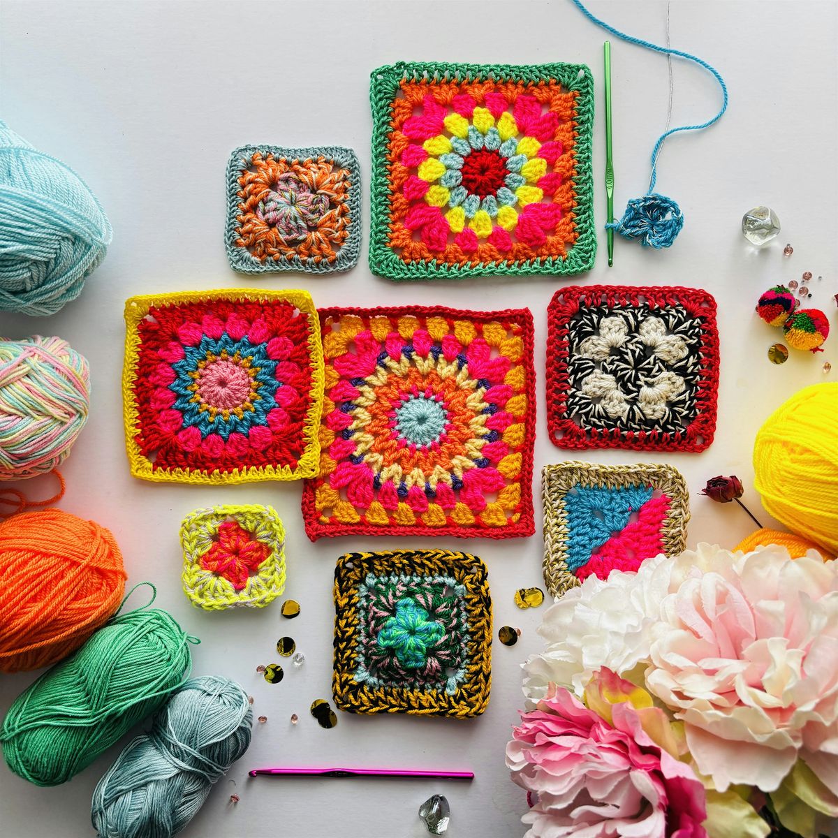 Beginners Crochet Workshop: Granny Squares, 27 November | Event in Birmingham | AllEvents