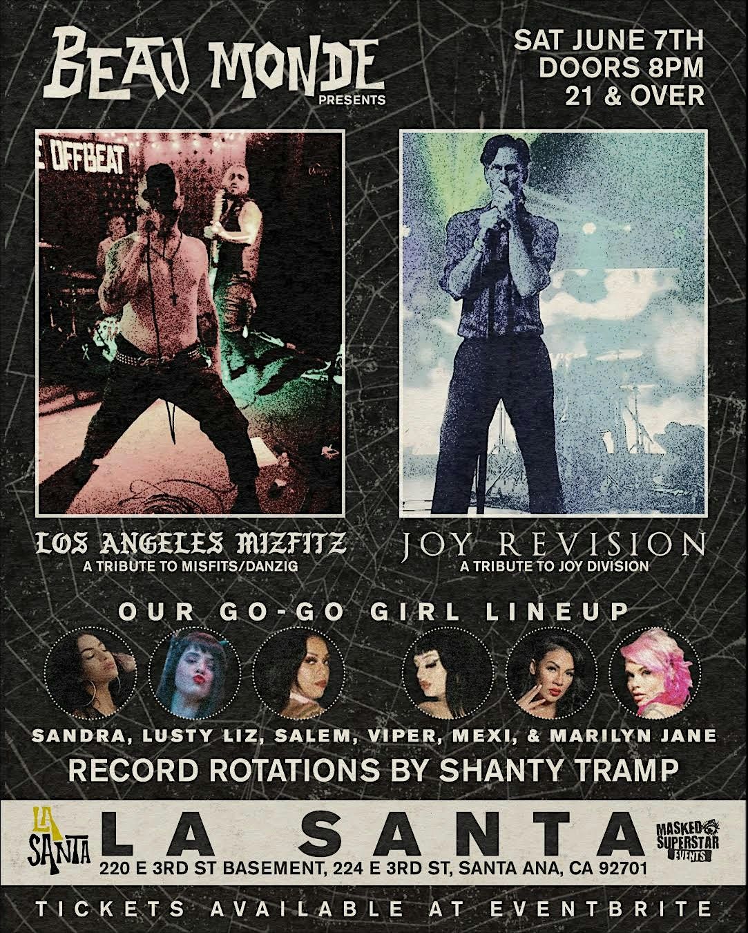 Beau Monde featuring LA Mizfitz & Joy Revision, 7 June | Event in Santa Ana | AllEvents