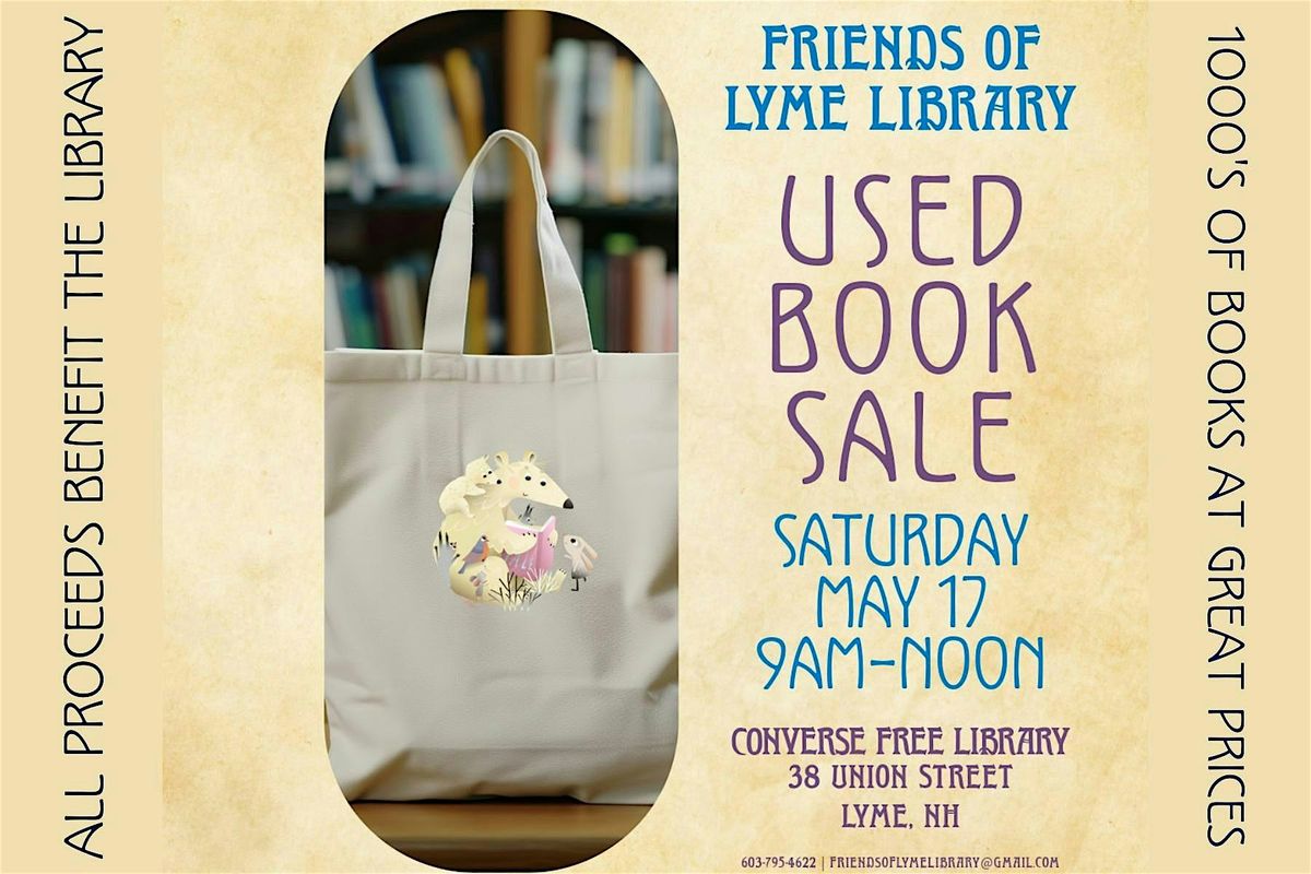 Used Book Sale | Event in Lyme | AllEvents