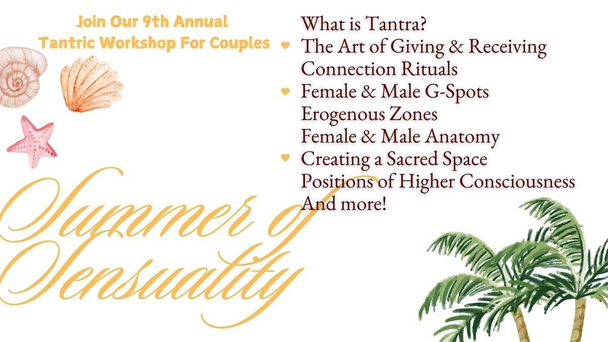 Summer of Sensuality: A Tantric Workshop For Couples, 20 July | Event in New York | AllEvents
