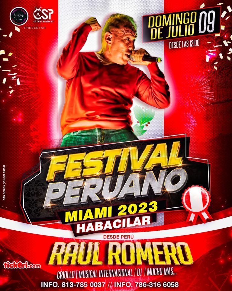 Festival Peruano de Miami 2025 (Raul Romero), Cachita Universal Studios