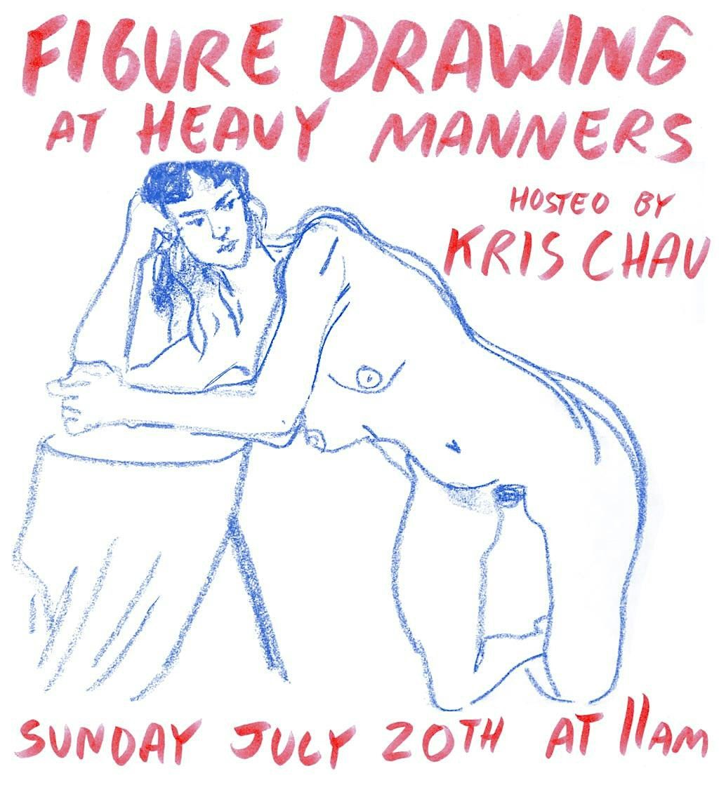 Figure Drawing at Heavy Manners Hosted by Kris Chau (7/20), 20 July | Event in Los Angeles | AllEvents