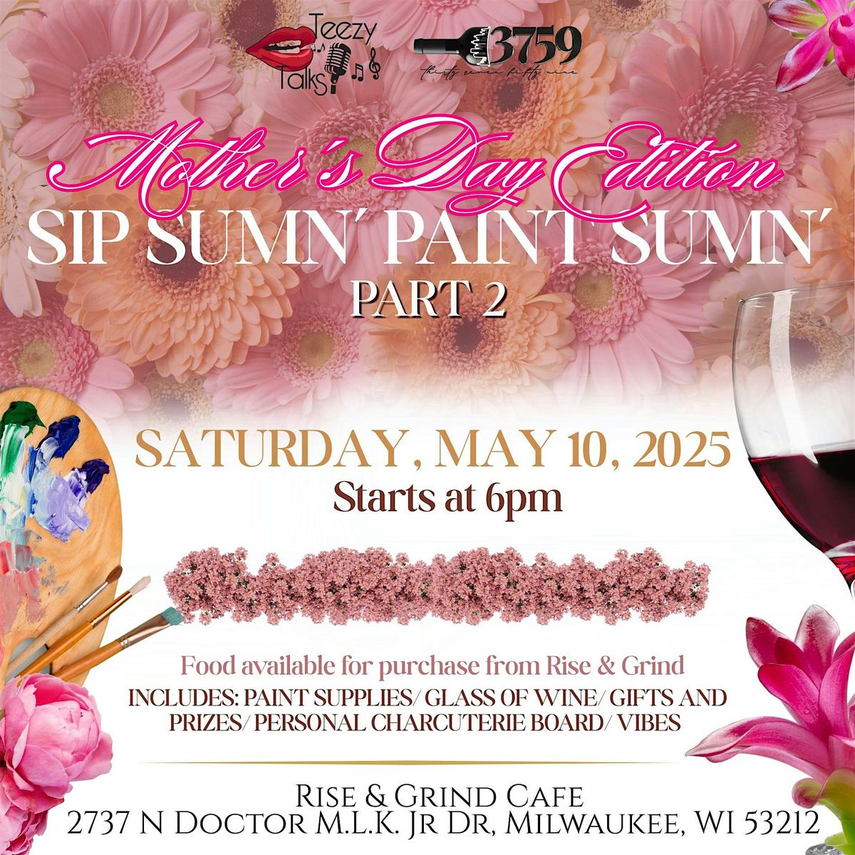 3759 Wine Presents Sip Sumn',  Paint Sumn' 2: Mother's Day Edition, 10 May | Event in Milwaukee | AllEvents