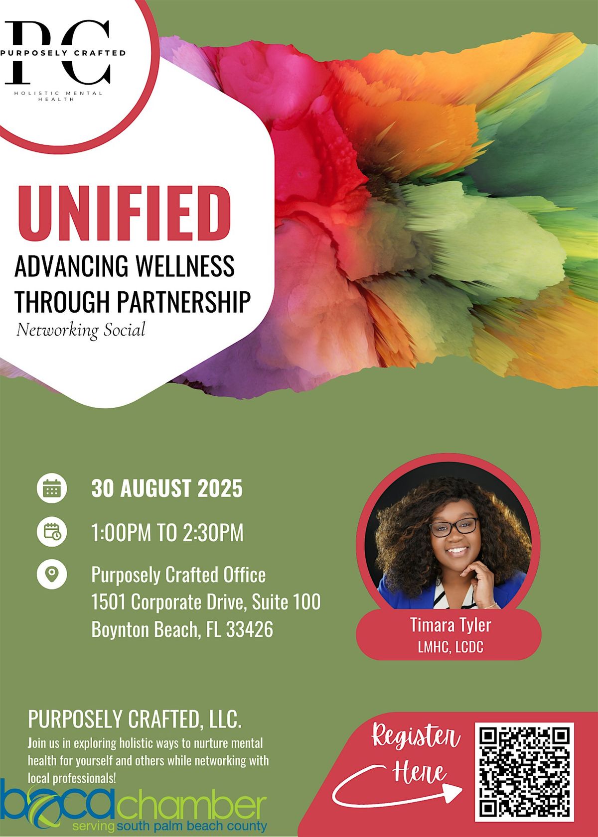 UNIFIED: Advancing Wellness Through Partnership Networking Social, 30 August | Event in Boynton Beach | AllEvents