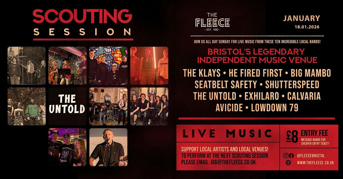Scouting Sessions, 18 January | Event in Redcliffe | AllEvents