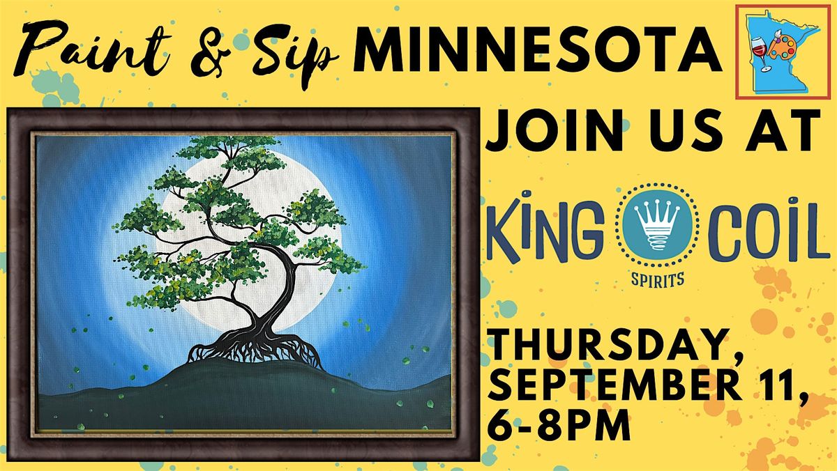 September 11 Paint & Sip at King Coil Spirits, 11 September | Event in Saint Paul | AllEvents