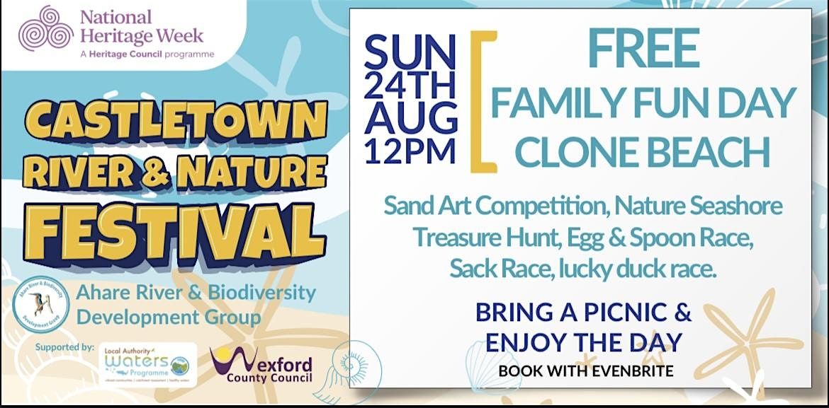 Ahare River and Biodiversity Group:  Water Heritage Family Fun  Day, 24 August | Event in Castletown | AllEvents