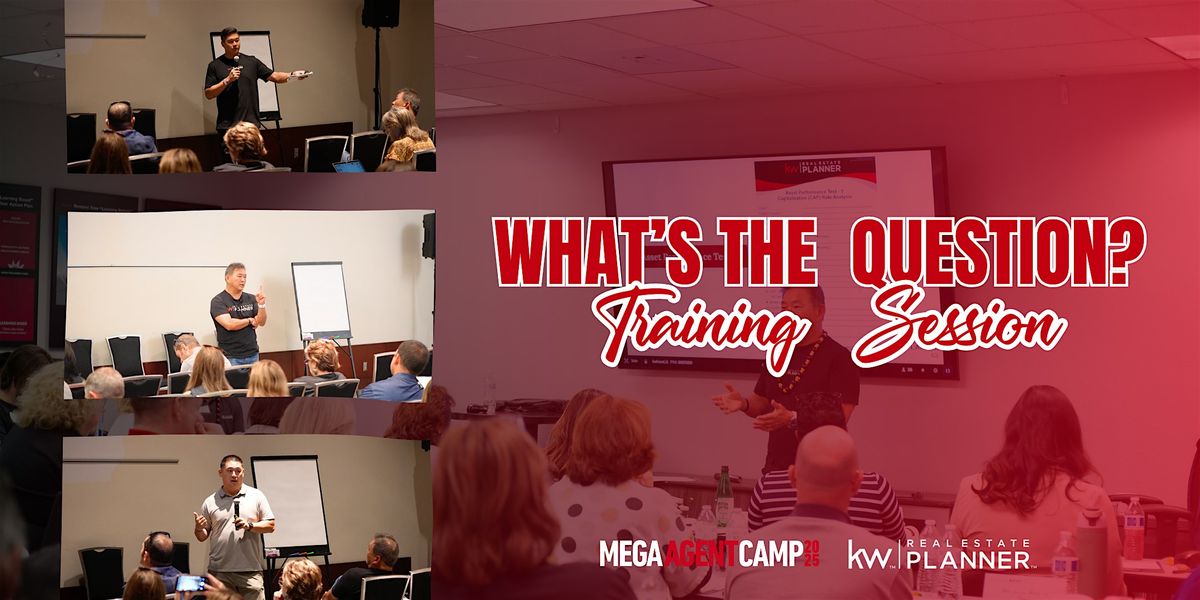KW Real Estate Planner - What’s the Question (Training Session), 10 August | Event in Austin | AllEvents