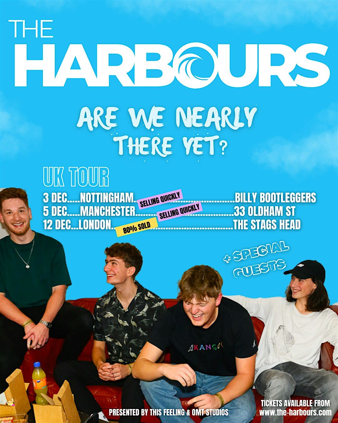 The Harbours: 'Are We Nearly There Yet?' UK TOUR - Nottingham, 3 December | Event in Nottingham | AllEvents