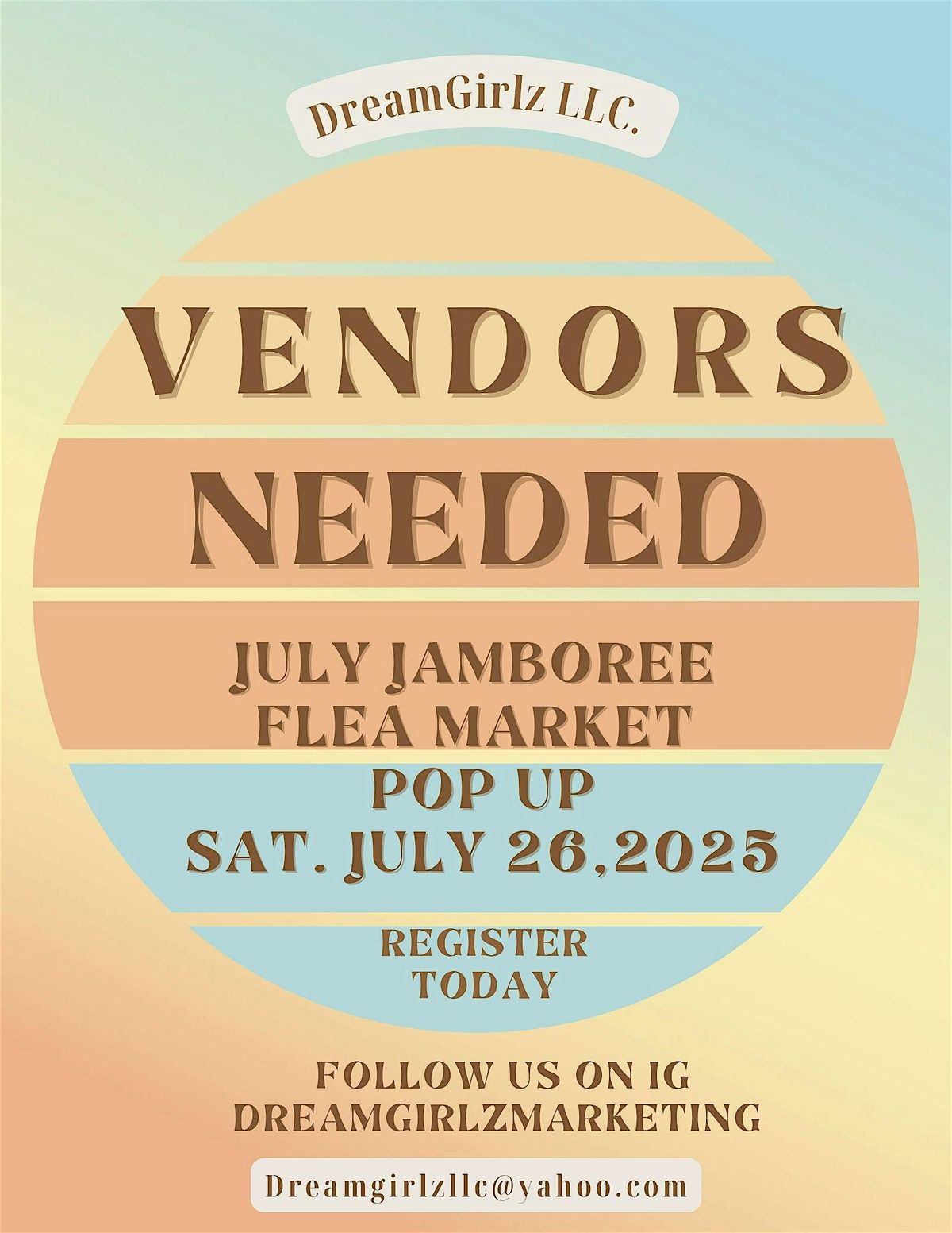 July Jamboree Flea Market Pop Up-VENDORS NEEDED, 26 July | Event in Rutherford | AllEvents