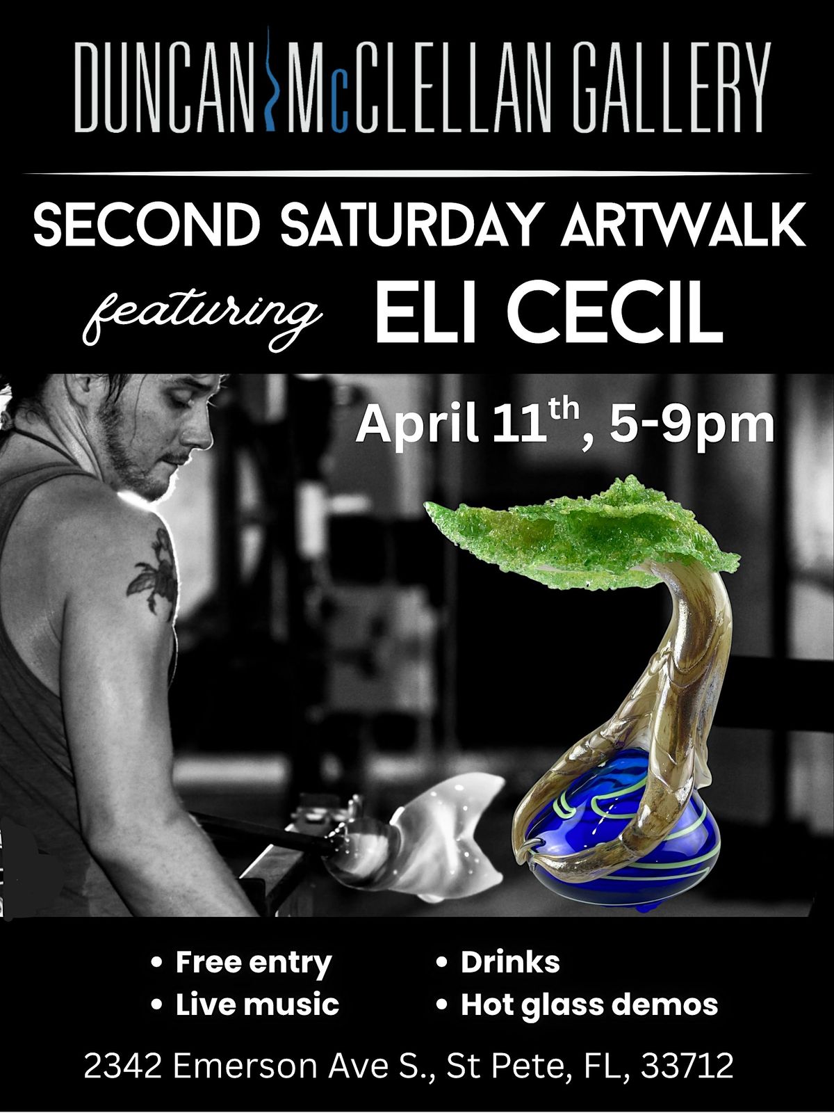 Second Saturday ArtWalk with Eli Cecil, 11 April | Event in St. Petersburg | AllEvents