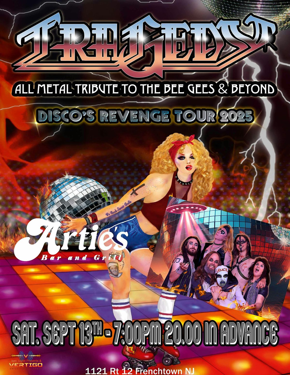 TRAGEDY - The Heavy Metal tribute to THE BEE GEES and BEYOND, 13 September | Event in Frenchtown | AllEvents