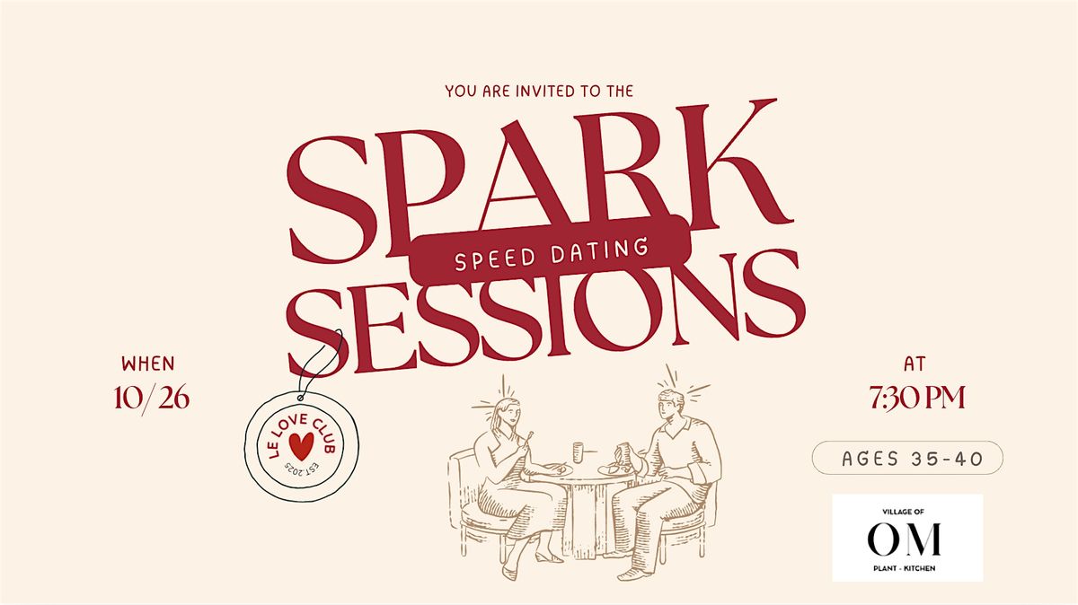 Spark Sessions: Modern Speed Dating Event (Ages 35-40), 26 October | Event in Sacramento | AllEvents