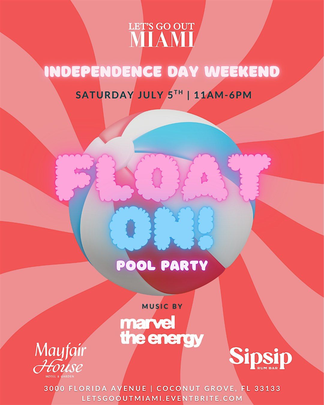 Float On! Pool Party, 5 July | Event in Miami | AllEvents