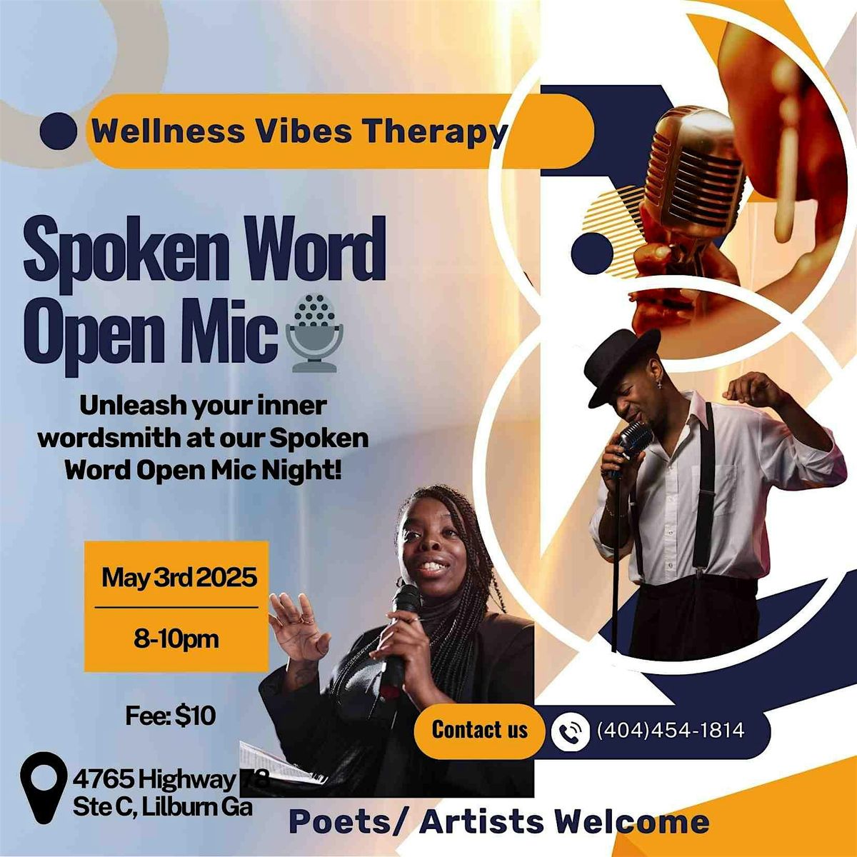 Spoken Word Open Mic Event, 3 May | Event in Lilburn | AllEvents