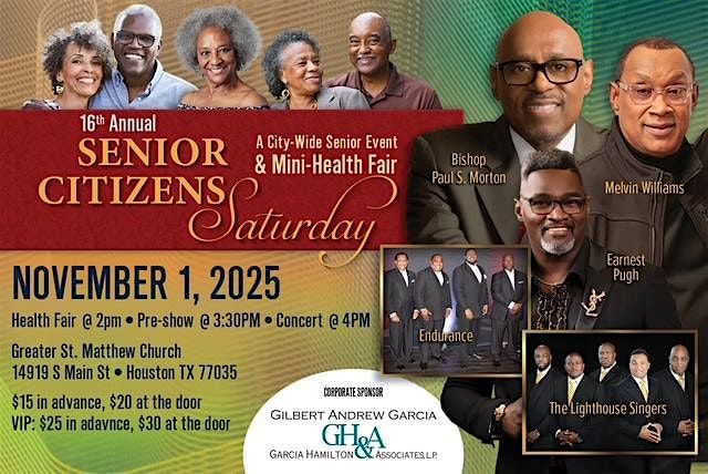 16th Annual Senior Citizens Saturday