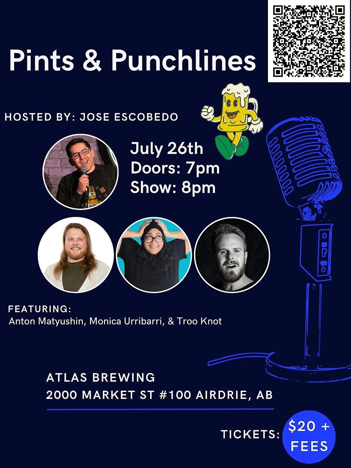 Pints and Punchlines, 25 October | Event in Airdrie | AllEvents