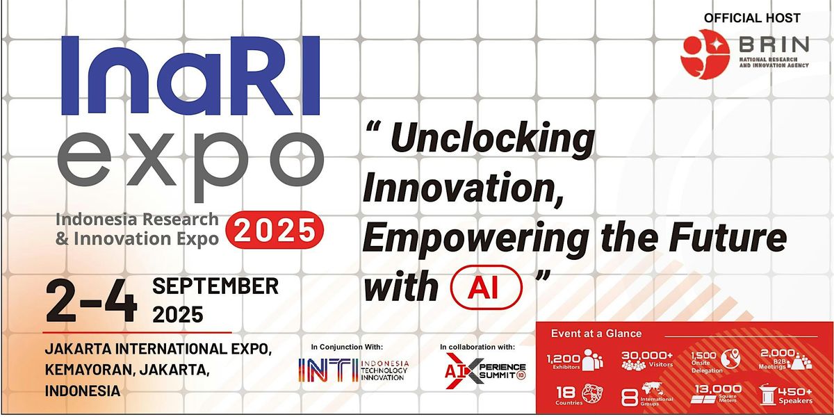 Indonesia Research & Innovation Expo | Event in Kec. Kemayoran | AllEvents