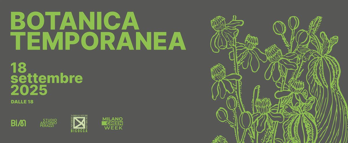 Milano Green Week | Botanica Temporanea @ BiM, 18 September | Event in Milano | AllEvents